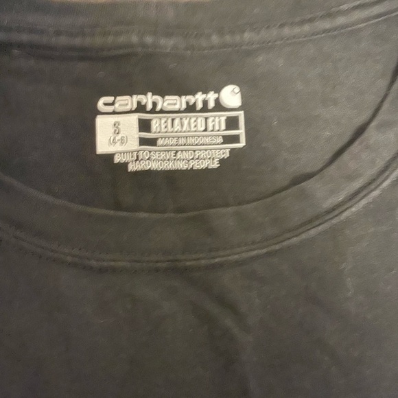CARHARTT-105740 Relaxed Fit Lightweight Crew Neck T-Shirt - Short Sleeve - Picture 4 of 5